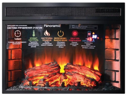 Каминокомплект Interflame Рим с очагом Panoramic 25 LED FX белый