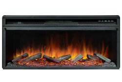 Каминокомплект Royal Flame Basel L с очагом Vision 42 LOG LED белый с черным