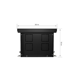 Внутрипольный конвектор Royal Thermo Atrium 150/200/2500-DG-U-BL