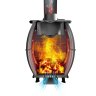 Печь-камин отопительно-варочная PROMetall Бахта