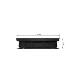 Внутрипольный конвектор Royal Thermo Atrium 75/300/2900-DG-U-DB