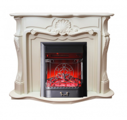 Каминокомплект Interflame Грация с очагом Majestic FX M Black белый