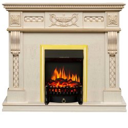 Каминокомплект Royal Flame Corsica c очагом Fobos FX Brass